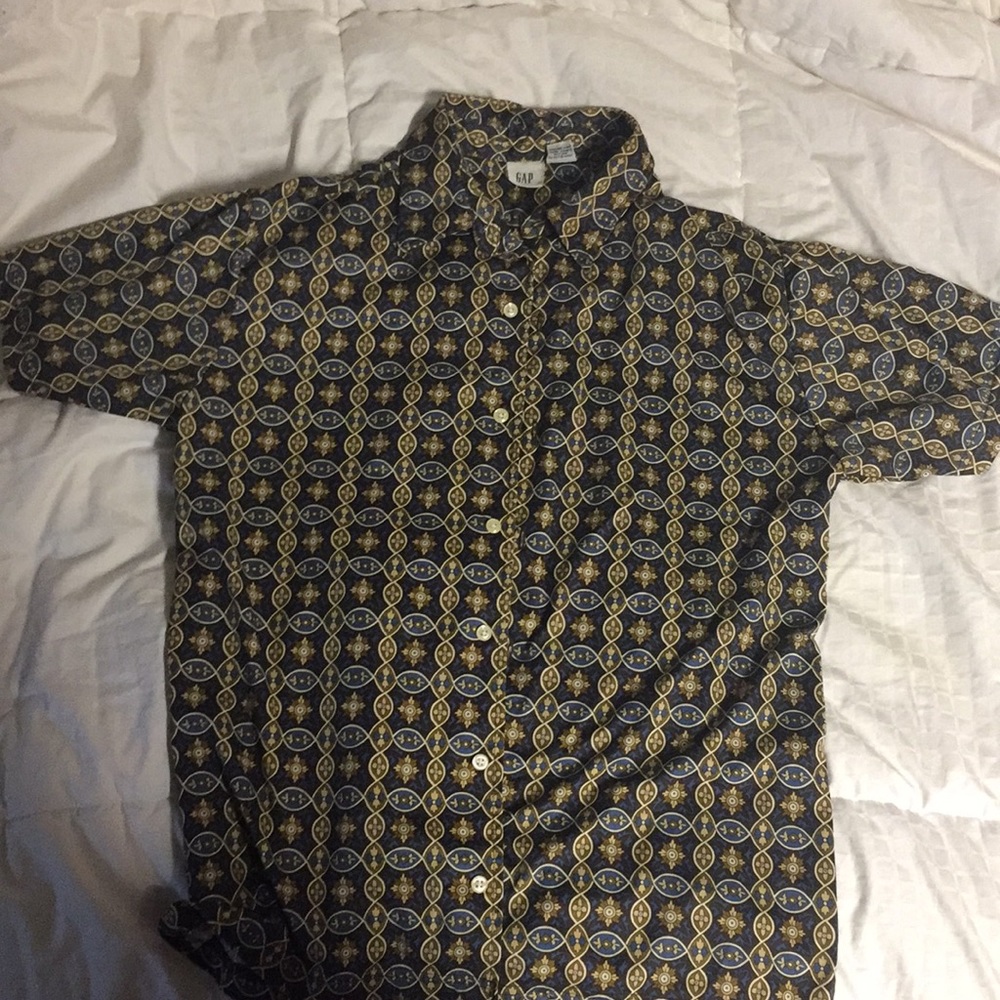 90’s Gap Short Sleeve Button Down
